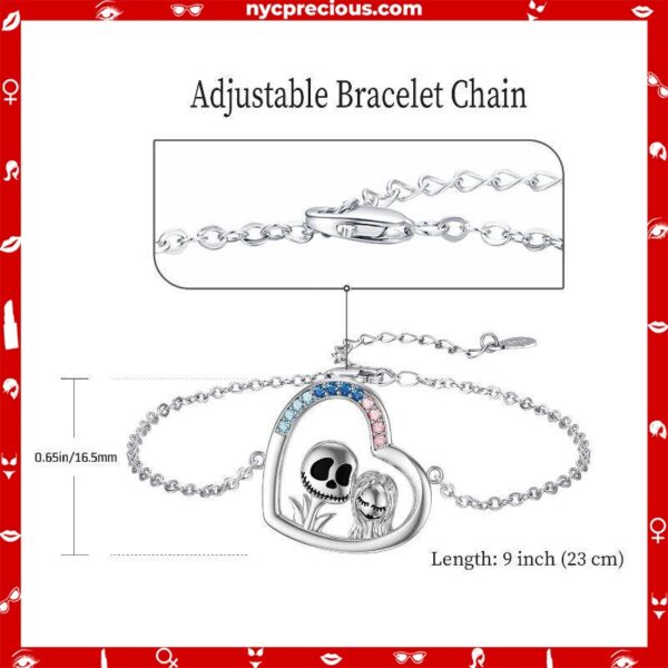 925 Sterling Silver Nightmare Chain Bracelet