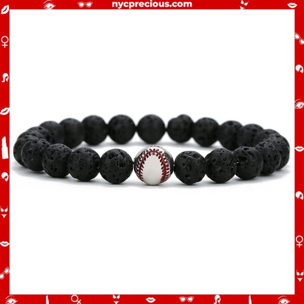 Beaded Baseball bracelet