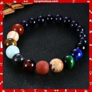 Solar System Planet Beaded Bracelet