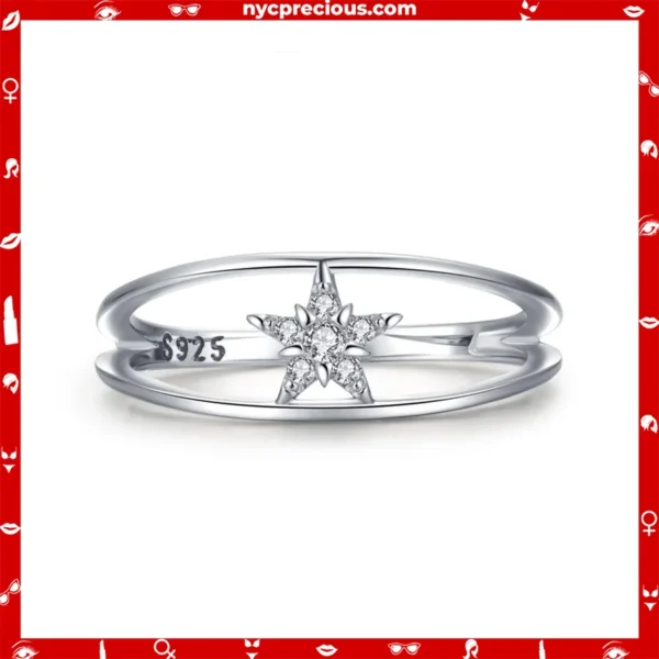 Sterling Silver Star Ring