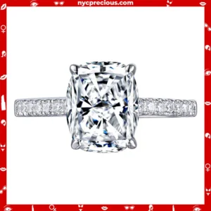 Sterling Silver Wedding Engagement Ring For Women